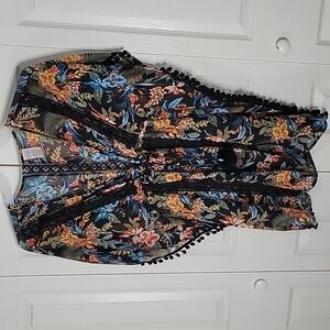 Time and Tru Bathing Suit Cover Up, Floral Pattern